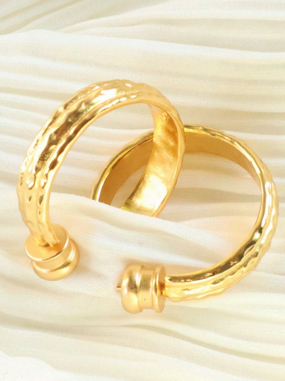 Madison Gold Small Hoop Earrings by Julie Vos